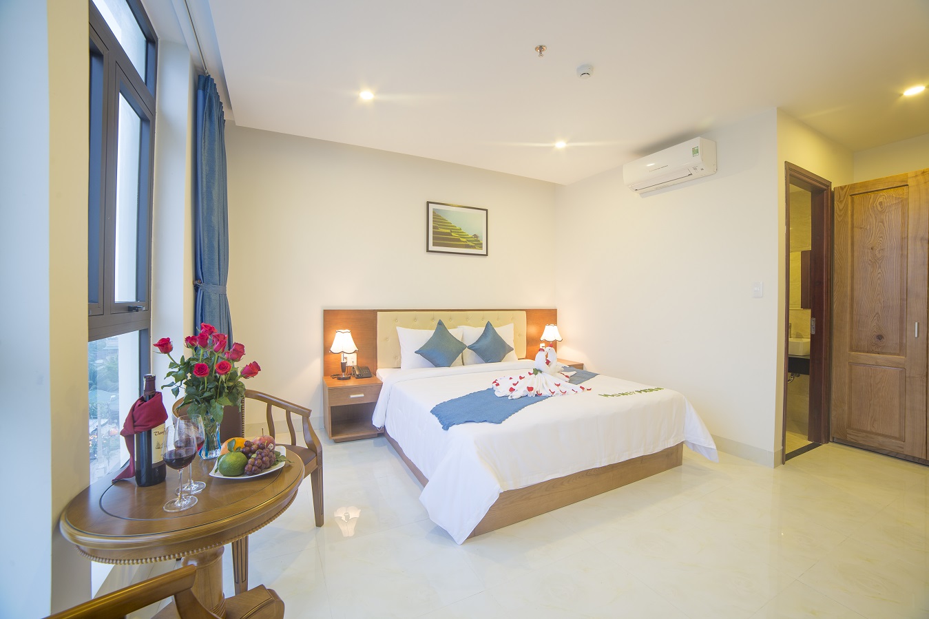 Phòng ngủ tại khách sạn Toàn Thắng 3 Sao Đà Nẵng