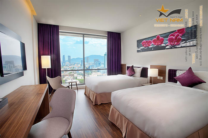 Khách sạn Vanda Đà Nẵng 4 sao - Phòng Deluxe city view khách sạn Vanda