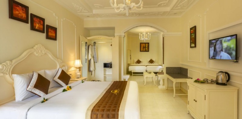 Family connecting suite - Khách sạn Garden Palace Hội An 4 sao