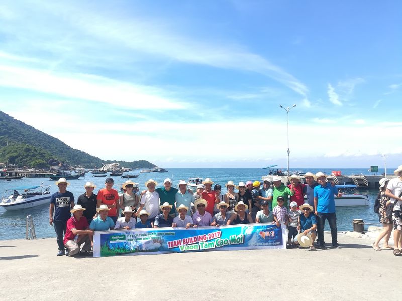 Team Building Đà Nẵng Cù Lao Chàm ngày 17-18/8/2017