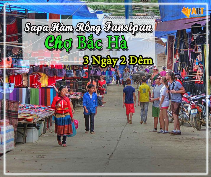 Hà Nội Sapa Hàm Rồng Fansipan Chợ Bắc Hà 3N2Đ